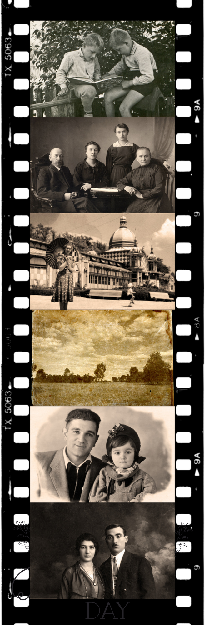 Camera Film-Style Magnetic Photo Strip