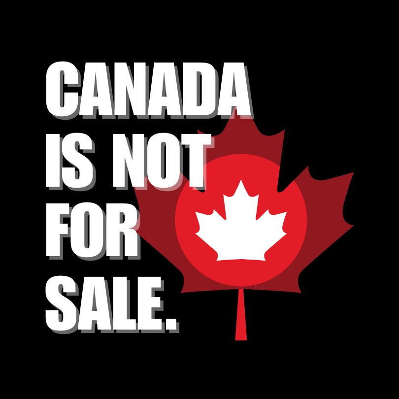 Canada is NOT FOR SALE v2 Magnet
