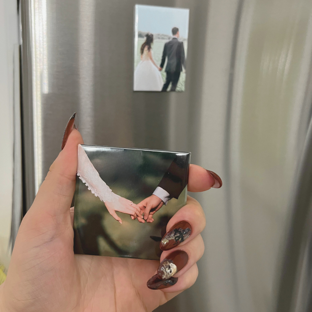 Custom Square 2.5x2.5" Photo Magnets - Personalized Gift