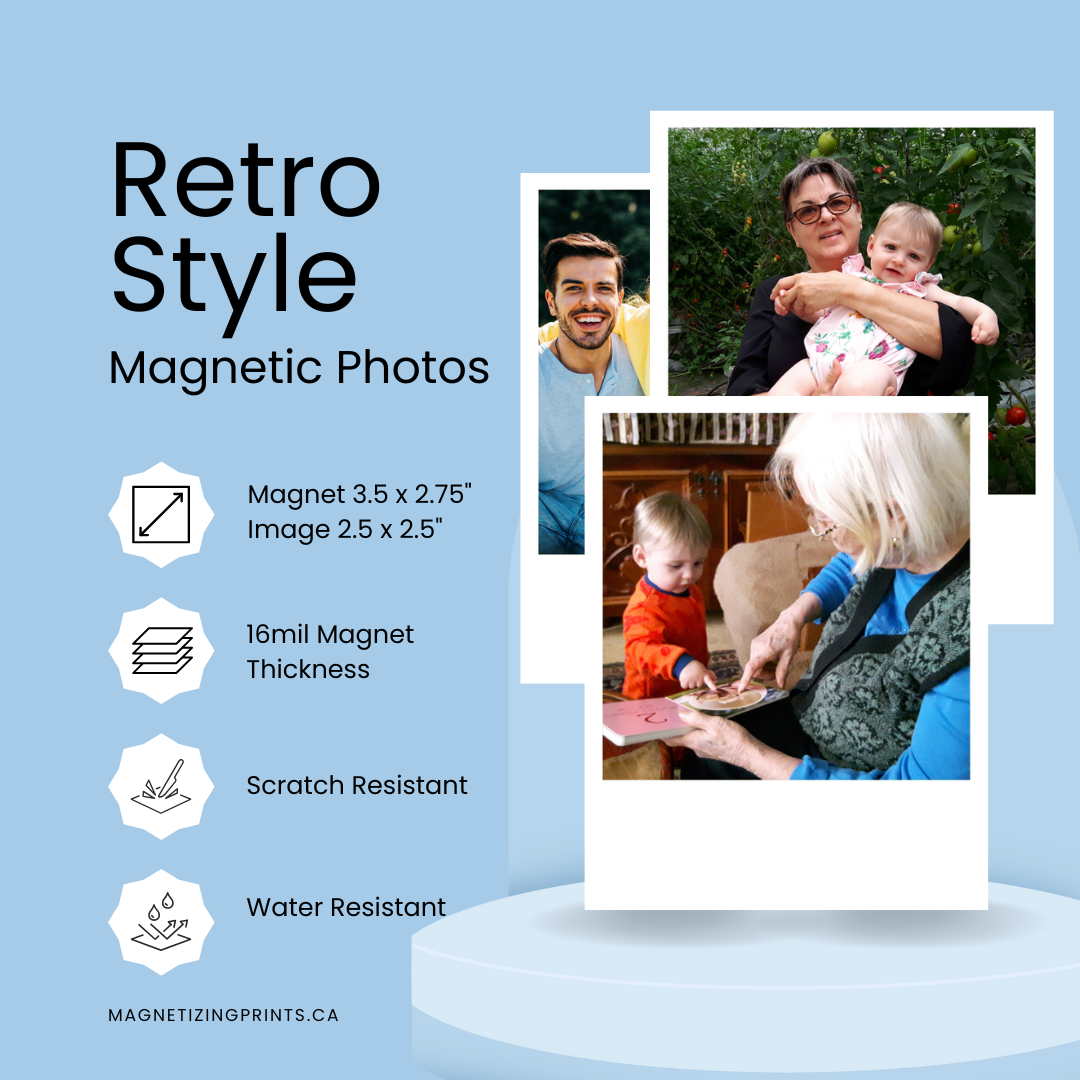 Retro Style Magnetic Photos