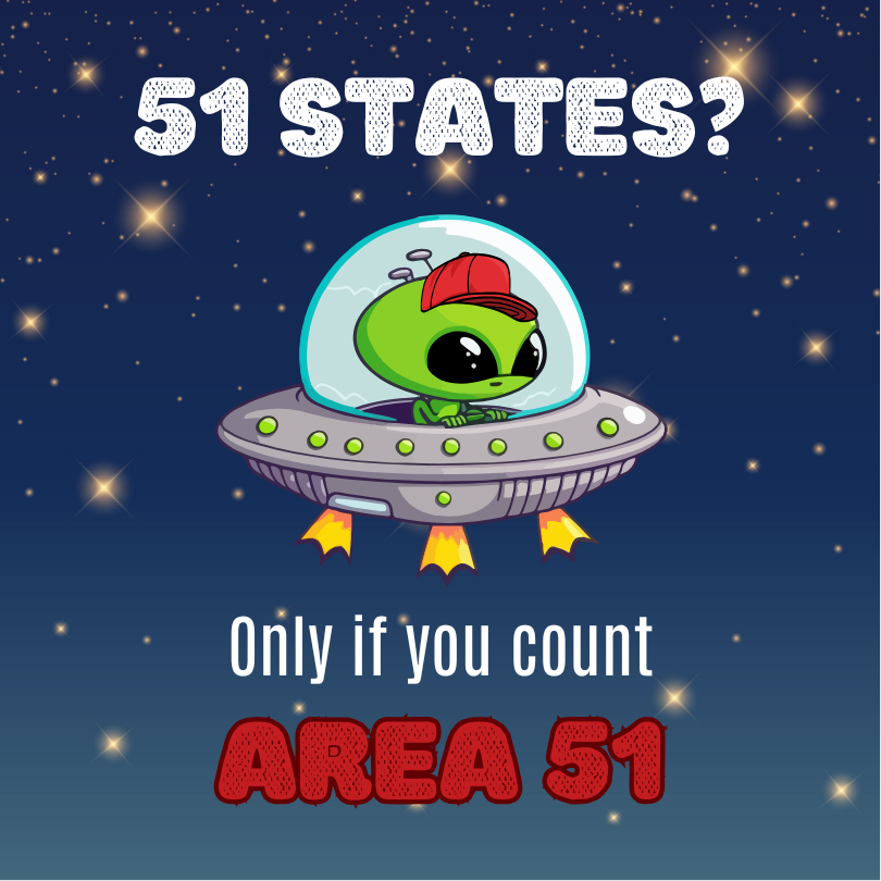 51 States? Only with AREA 51 Magnet