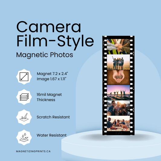 Camera Film-Style Magnetic Photo Strip