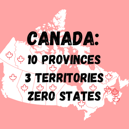 Canada - Provinces & Territories Magnet