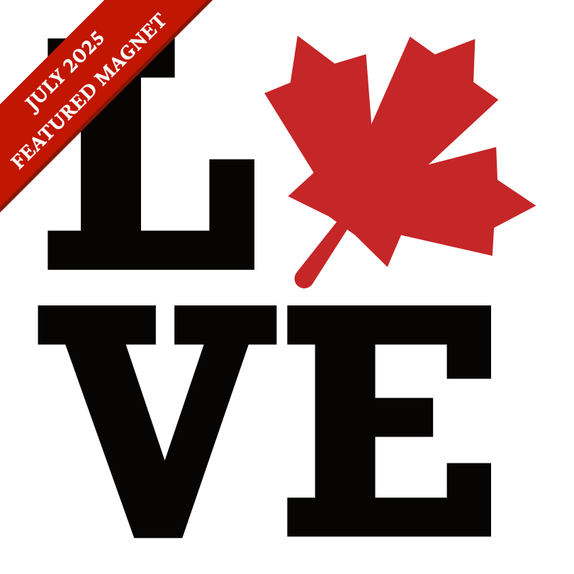 Love Canada Classic Magnet